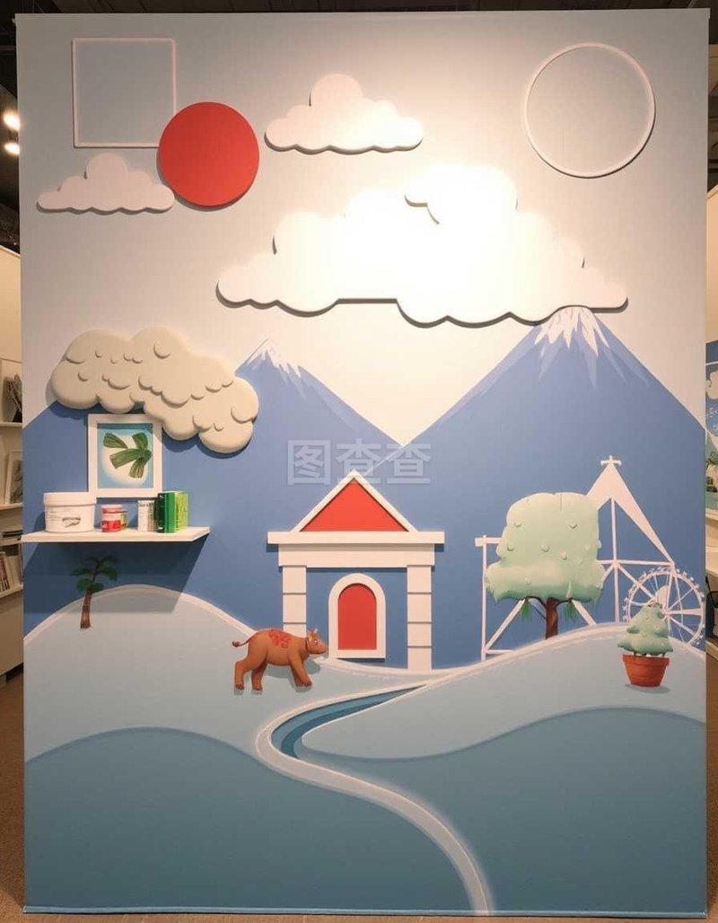 绘画插画展示